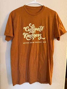 'Cultivate Kindness' Orange Graphic Tee